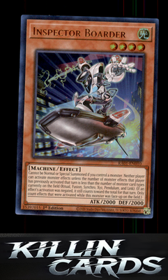 1st Edition Inspector Boarder (PUR) RA01-EN010 YuGiOh Prismatic Ultimate Rare 25