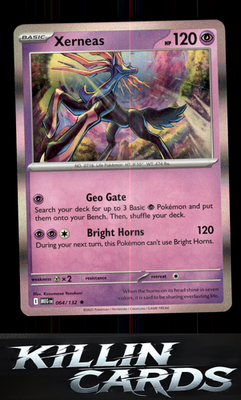 Xerneas 064/132 Pokemon Rare ME01: Mega Evolution Card NM