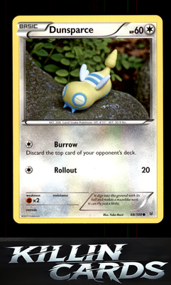 Dunsparce 68/108 Pokemon Common XY - Roaring Skies Card NM
