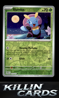 Reverse Holofoil Illumise 010/167 Pokemon Common SV06: Twilight Masquerade Card