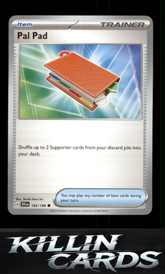 Pal Pad 182/198 Pokemon Common SV01: Scarlet & Violet Base Set Card NM
