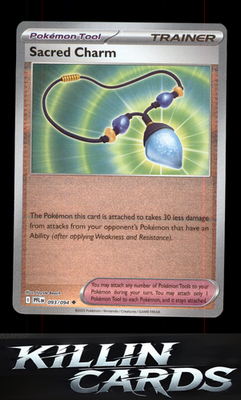 Reverse Holofoil Sacred Charm - 093/094 093/094 Pokemon Uncommon ME02: Phantasma