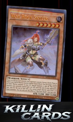 1st Edition War Rock Skyler MP22-EN054 YuGiOh Ultra Rare 2022 Tin of the Pharaoh