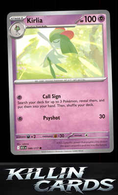 Kirlia 088/217 Pokemon Common ME: Ascended Heroes Card NM