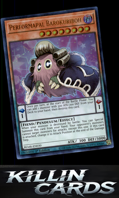 1st Edition Performapal Barokuriboh BLMR-EN030 YuGiOh Ultra Rare Battles of Lege