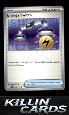 Energy Switch 115/132 Pokemon Common ME01: Mega Evolution Card NM