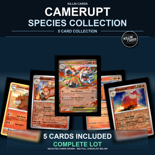 Pokemon TCG Camerupt Species Collection 5 Different Cards