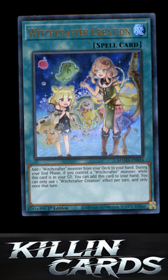 1st Edition Witchcrafter Creation MAMA-EN024 YuGiOh Ultra Rare Magnificent Maven
