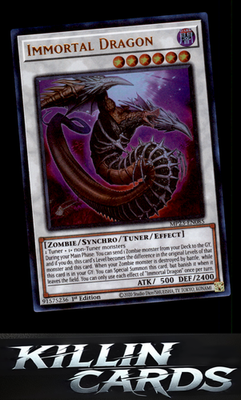 1st Edition Immortal Dragon MP23-EN085 YuGiOh Ultra Rare 25th Anniversary Tin: D