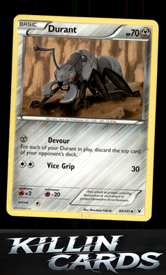 Durant 83/101 Pokemon Uncommon Noble Victories Card MP