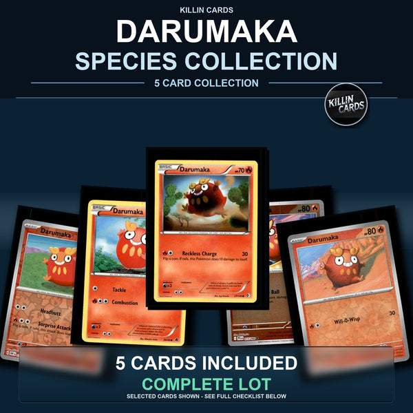 Pokemon TCG Darumaka Species Collection 5 Different Cards