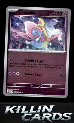 Reverse Holofoil Cresselia 039/094 Pokemon Uncommon ME02: Phantasmal Flames Card