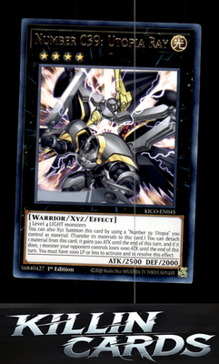 1st Edition Number C39: Utopia Ray KICO-EN045 YuGiOh Rare King's Court Card NM