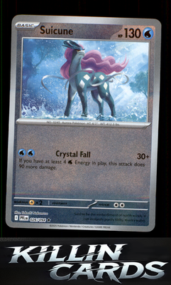 Reverse Holofoil Suicune 026/094 Pokemon Rare ME02: Phantasmal Flames Card NM