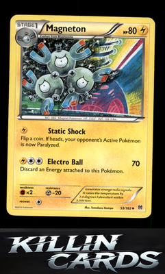 Magneton 53/162 Pokemon Uncommon XY - BREAKthrough Card LP