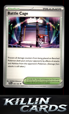 Battle Cage - 085/094 085/094 Pokemon Uncommon ME02: Phantasmal Flames Card NM