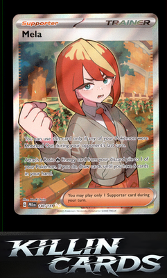 Mela 140/131 Pokemon Ultra Rare SV: Prismatic Evolutions Card NM