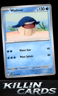 Wailmer 015/084 Pokemon Common ME05: Pitch Black Card NM