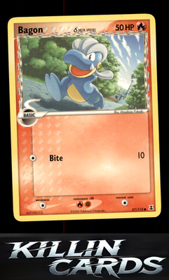 Bagon - 057/113 (Delta Species) 57/113 Pokemon Common Delta Species Card LP