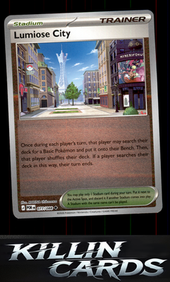 Reverse Holofoil Lumiose City - 077/088 077/088 Pokemon Uncommon ME03: Perfect O
