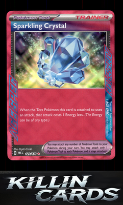 Sparkling Crystal 129/131 Pokemon ACE SPEC Rare SV: Prismatic Evolutions Card NM