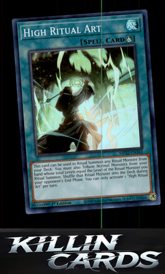 1st Edition High Ritual Art MP22-EN162 YuGiOh Super Rare 2022 Tin of the Pharaoh