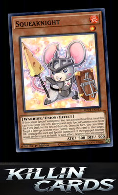 1st Edition Squeaknight MP21-EN013 YuGiOh Common 2021 Tin of Ancient Battles Car