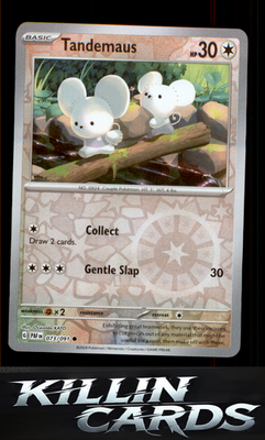 Reverse Holofoil Tandemaus - 073/091 073/091 Pokemon Common SV: Paldean Fates Ca