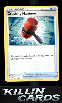 Crushing Hammer 125/159 Pokemon Uncommon SWSH: Crown Zenith Card NM