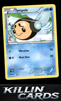 Tympole 40/113 Pokemon Common Legendary Treasures Card LP