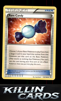 Rare Candy 135/160 Pokemon Uncommon XY - Primal Clash Card LP