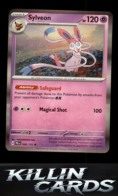 Sylveon 040/131 Pokemon Rare SV: Prismatic Evolutions Card NM
