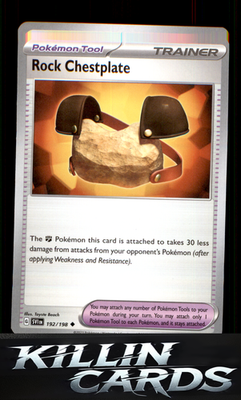 Rock Chestplate 192/198 Pokemon Uncommon SV01: Scarlet & Violet Base Set Card NM