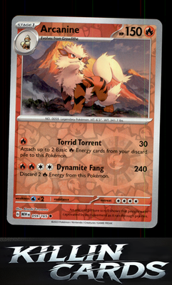 Reverse Holofoil Arcanine 059/165 Pokemon Uncommon SV: Scarlet & Violet 151 Card