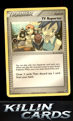 TV Reporter 82/101 Pokemon Uncommon Dragon Frontiers Card NM