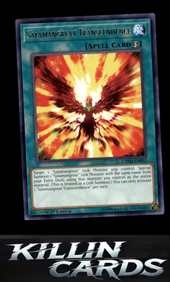 1st Edition Salamangreat Transcendence CHIM-EN052 YuGiOh Rare Chaos Impact Card