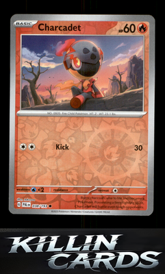 Reverse Holofoil Charcadet - 038/193 038/193 Pokemon Common SV02: Paldea Evolved