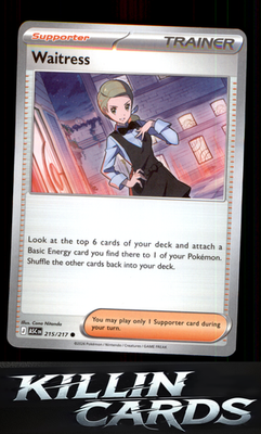 Waitress 215/217 Pokemon Common ME: Ascended Heroes Card NM