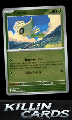 Reverse Holofoil Celebi 012/132 Pokemon Uncommon ME01: Mega Evolution Card NM