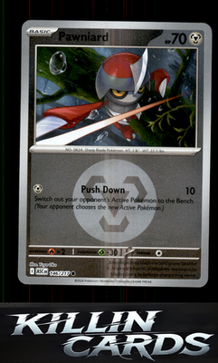 Reverse Holofoil Pawniard (Energy Symbol Pattern) 146/217 Pokemon Common ME: Asc