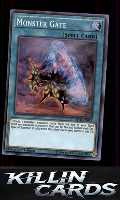 1st Edition Monster Gate MYFI-EN053 YuGiOh Super Rare Mystic Fighters Card NM