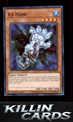 1st Edition Ice Hand SDBT-EN021 YuGiOh Common Structure Deck: Beware of Traptrix