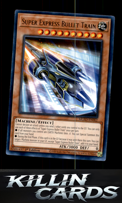 1st Edition Super Express Bullet Train MGED-EN062 YuGiOh Rare Maximum Gold: El D