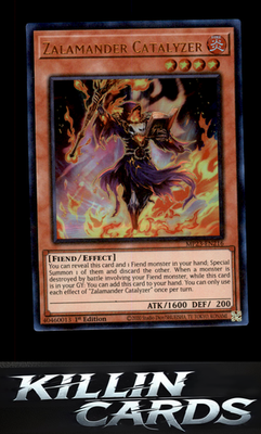 1st Edition Zalamander Catalyzer MP23-EN216 YuGiOh Ultra Rare 25th Anniversary T