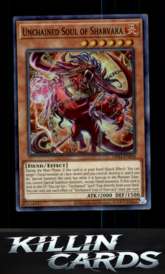 Unchained Soul of Sharvara OP24-EN008 YuGiOh Super Rare OTS Tournament Pack 24 C
