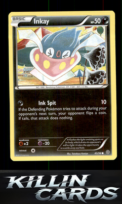 Inkay 45/98 Pokemon Common XY - Ancient Origins Card NM