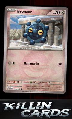 Bronzor (Poke Ball Pattern) 066/131 Pokemon Common SV: Prismatic Evolutions Card