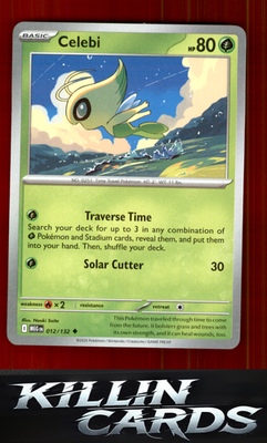 Celebi 012/132 Pokemon Uncommon ME01: Mega Evolution Card NM