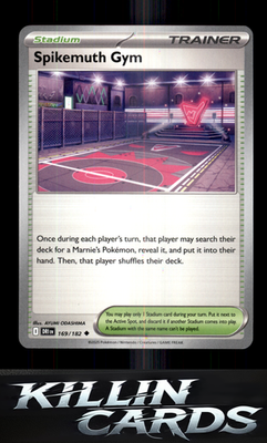 Spikemuth Gym 169/182 Pokemon Uncommon SV10: Destined Rivals Card NM