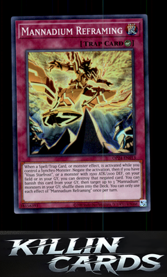Mannadium Reframing OP24-EN013 YuGiOh Super Rare OTS Tournament Pack 24 Card NM